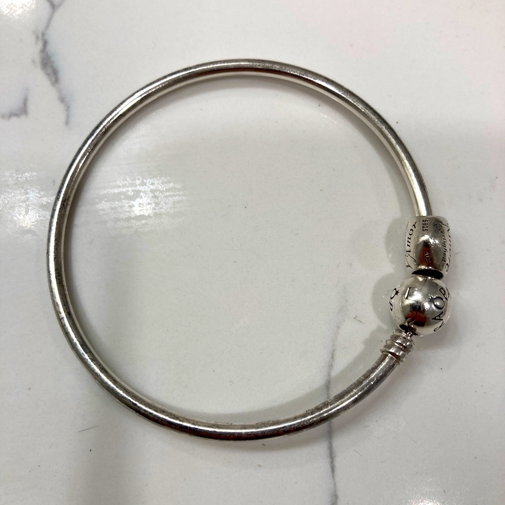 PANDORA BRACELET WITH HEART CHARM